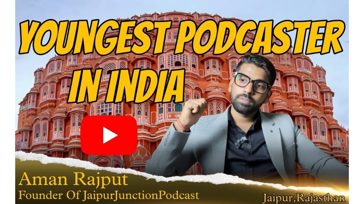 Aman Rajput Awarded as Youngest Podcaster in India, Sets Goal to Inspire Youth